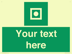 Custom sign safe condition Shipboard general alarm